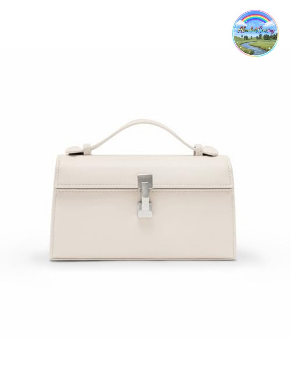 Vegan Leather Clutch Crossbody Bag Small Top Handle Evening Purse